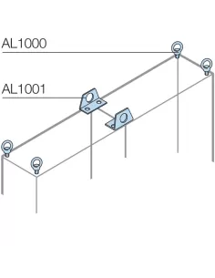 Abb AL1000 N.4 cáncamos m8